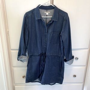 Outerknown Denim Jumpsuit size Large.  Worn one time, in like new condition.